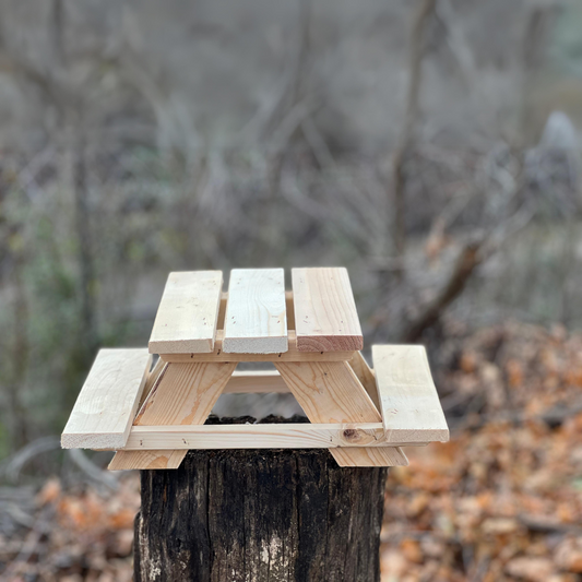 Squirrel table feeder